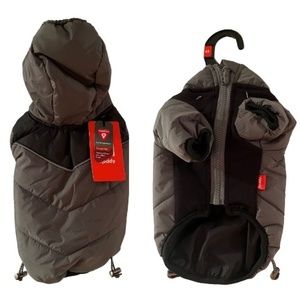 Reddy PrimaLoftWarmest Black and Grey Dog Puffer Jacket